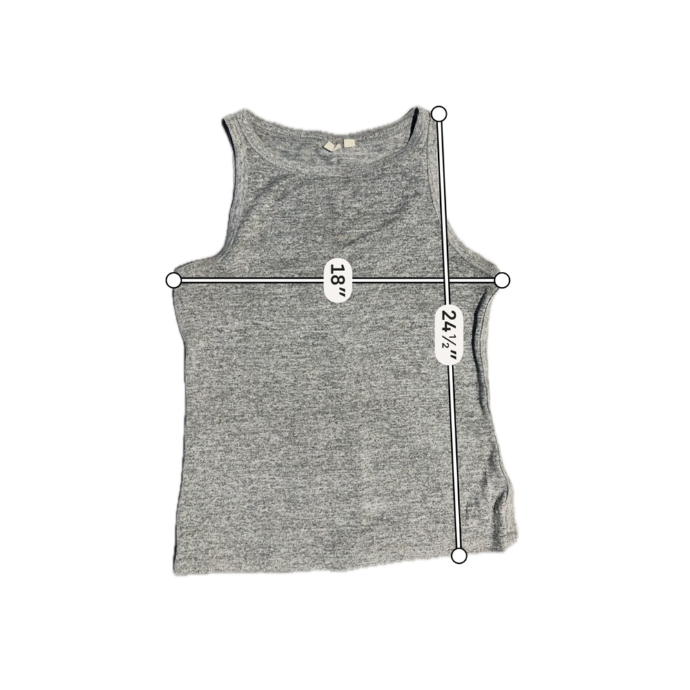 Gray Knit Tank Top